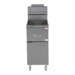 Phoenix NEW Magic Chef 21 Qt. 40 lb. Stainless Steel Commercial Natural Gas Fryer - 90,000 BTU (SEALED)