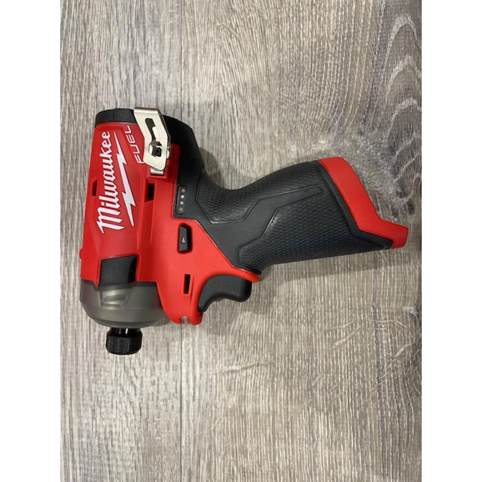 AS-IS Milwaukee FUEL SURGE 12V Lithium-Ion Brushless Cordless 1/4 in. Hex Impact Driver Compact Kit