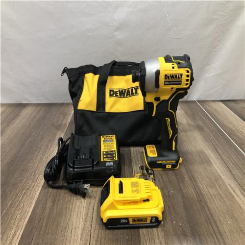AS-IS DEWALT Atomic 20V Max Lithium-Ion Brushless Cordless Compact 1/4 in. Impact Driver Kit