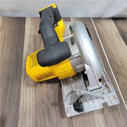 AS-IS DEWALT 20-Volt MAX Lithium-Ion Cordless 6-1/2 in. Circular Saw (Tool-Only)
