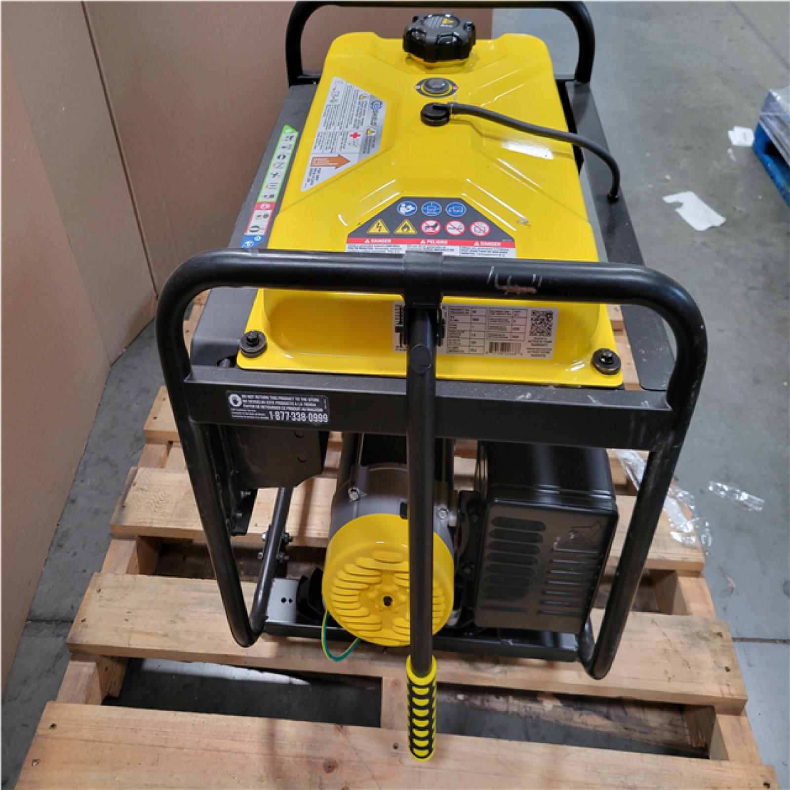 CALIFORNIA AS-IS CHAMPION 5 300/4 250-WATT DUAL FUEL PORTABLE  GENERATOR