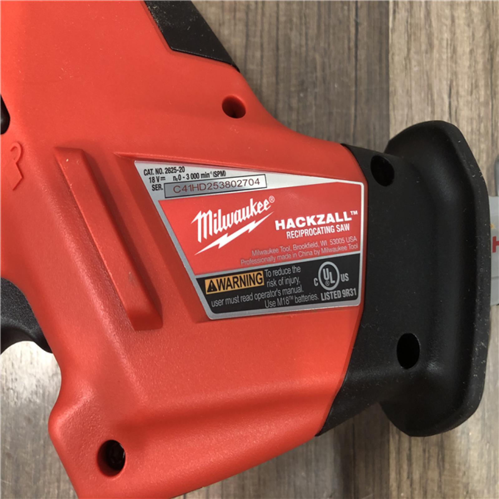 AS-IS Milwaukee 18V Lithium-Ion Cordless HACKZALL Reciprocating Saw (Tool-Only)