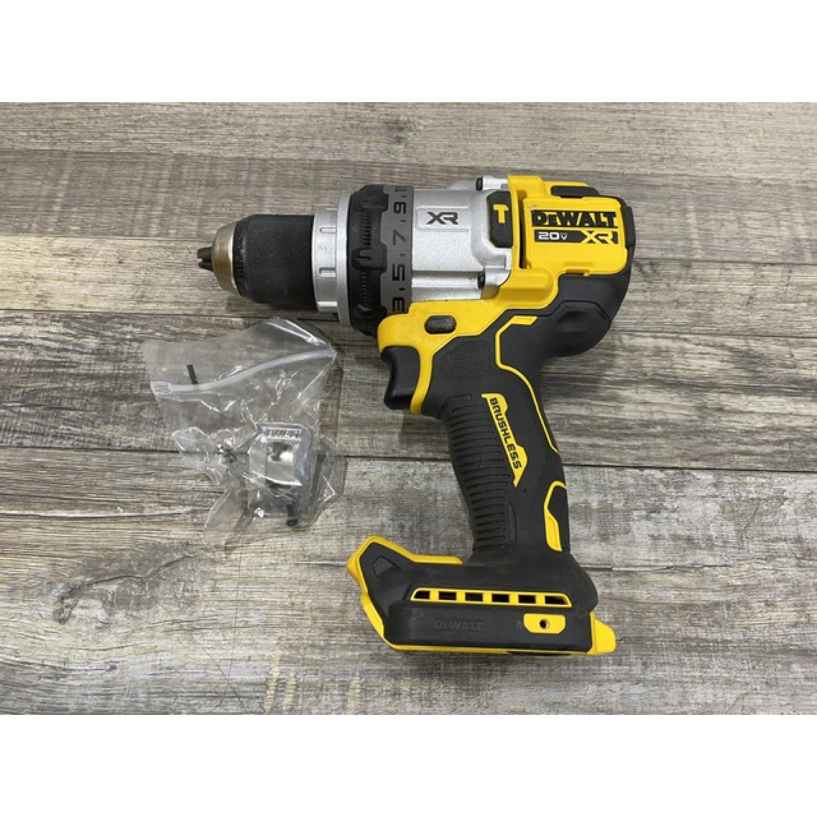 AS-IS DEWALT 20V MAX Brushless Cordless 1/2 3-Speed Hammer Drill (Tool-Only)