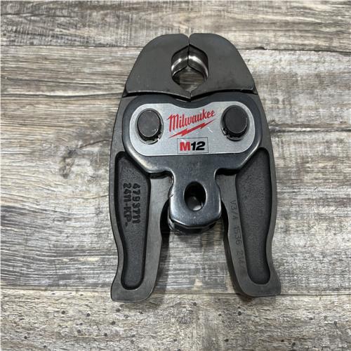 AS-IS Milwaukee 3/4 in. CTS Copper Press Tool Jaw for M12 FORCE LOGIC Press Tools