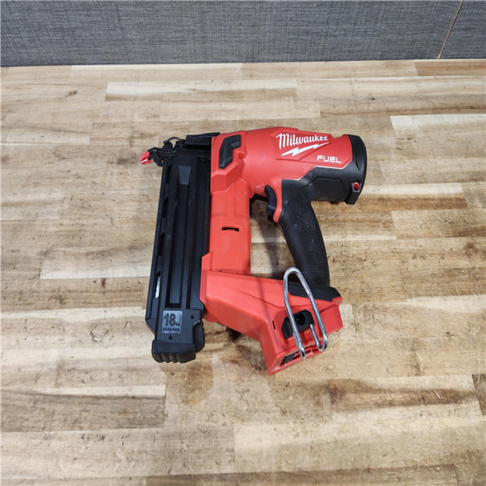 HOUSTON LOCATION - AS - IS Milwaukee FUEL 18-Volt Lithium-Ion Brushless Cordless Gen II 18-Gauge Brad Nailer (Tool-Only)