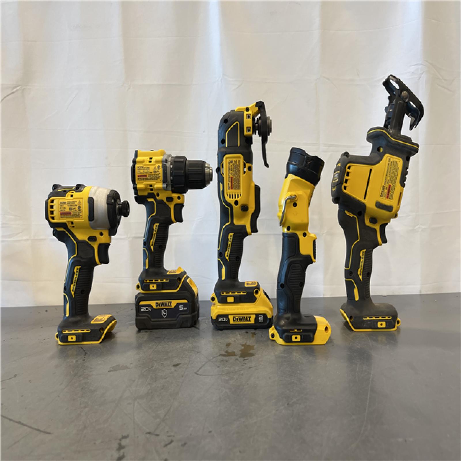 AS-IS - DEWALT 20-Volt MAX Lithium-Ion Cordless 7-Tool Combo Kit