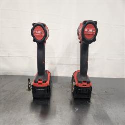 AS-IS- Milwaukee  FUEL 18V Lithium-Ion Brushless Cordless Hammer Drill and Impact Driver Combo Kit