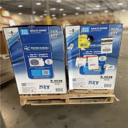 DALLAS LOCATION- MRCOOL 36K BTU 23 SEER2 3 Ton 5-Zone Mini-Split Condenser PALLET (2 UNITS)