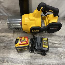 AS-IS DEWALT FLEXVOLT 60V MAX 125 MPH 600 CFM Brushless Cordless Battery Powered Blower Kit