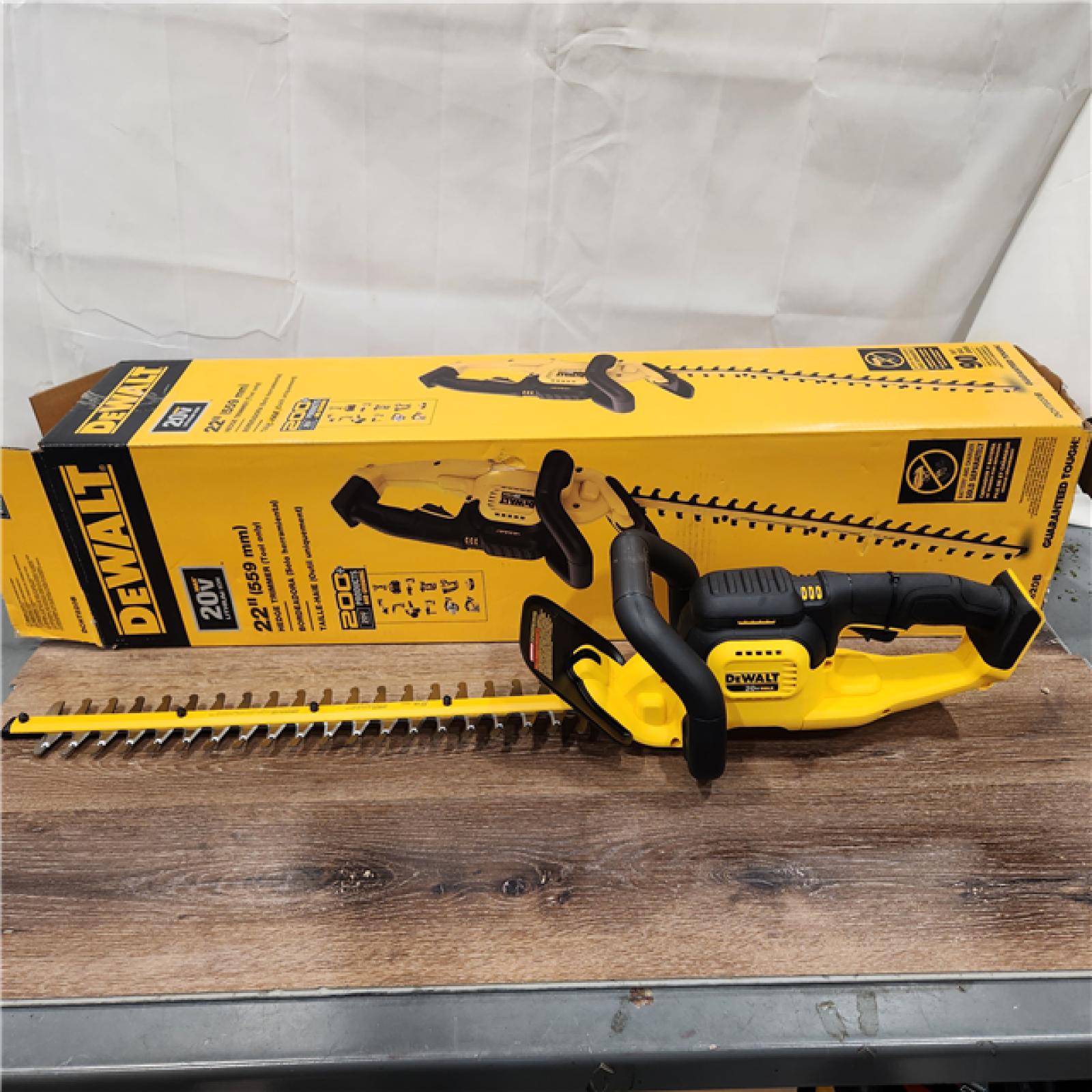 AS-IS DEWALT  20V MAX Cordless Battery Powered Hedge Trimmer (Tool Only)
