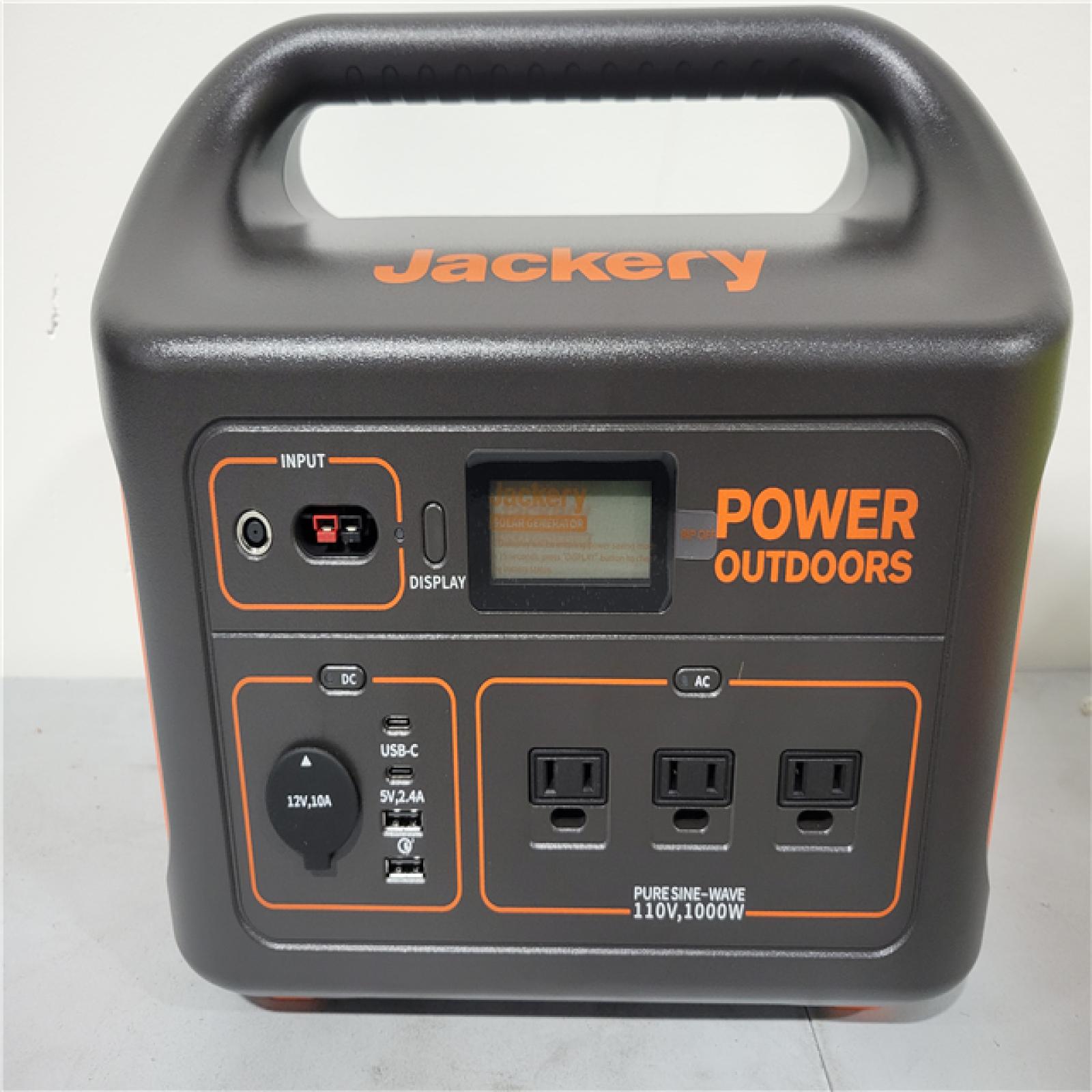 CALIFORNIA NEW JACKERY SOLAR GENERATOR