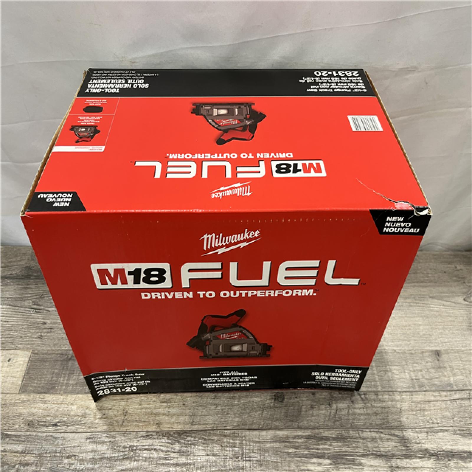 NEW - Milwaukee FUEL 18V Lithium-Ion Cordless Brushless 6-1/2 in. Plunge Cut Track Saw (Tool-Only)
