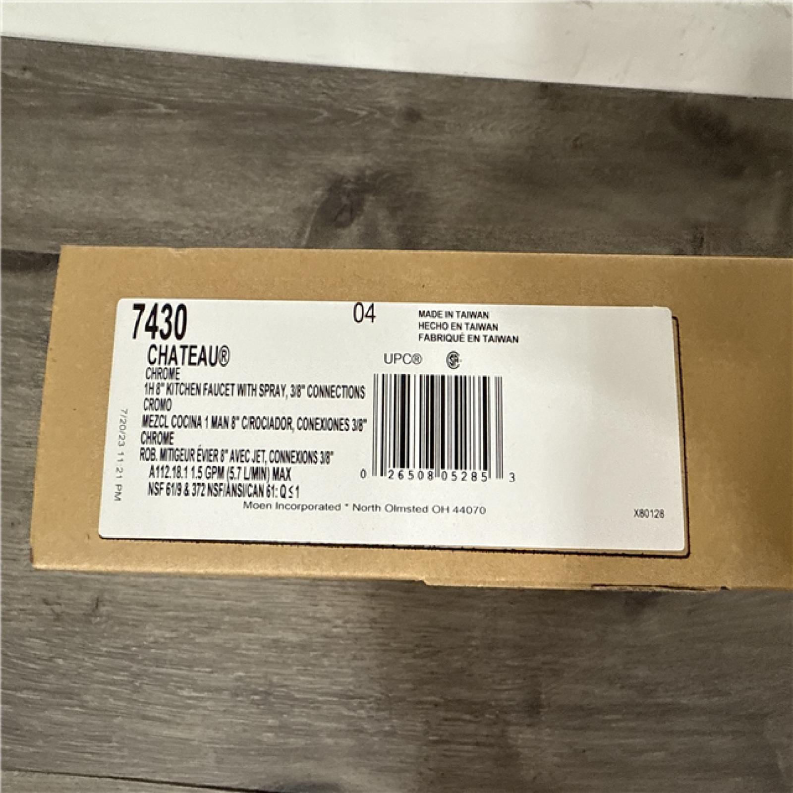 California AS-IS Moen One-Handle Kitchen Faucet