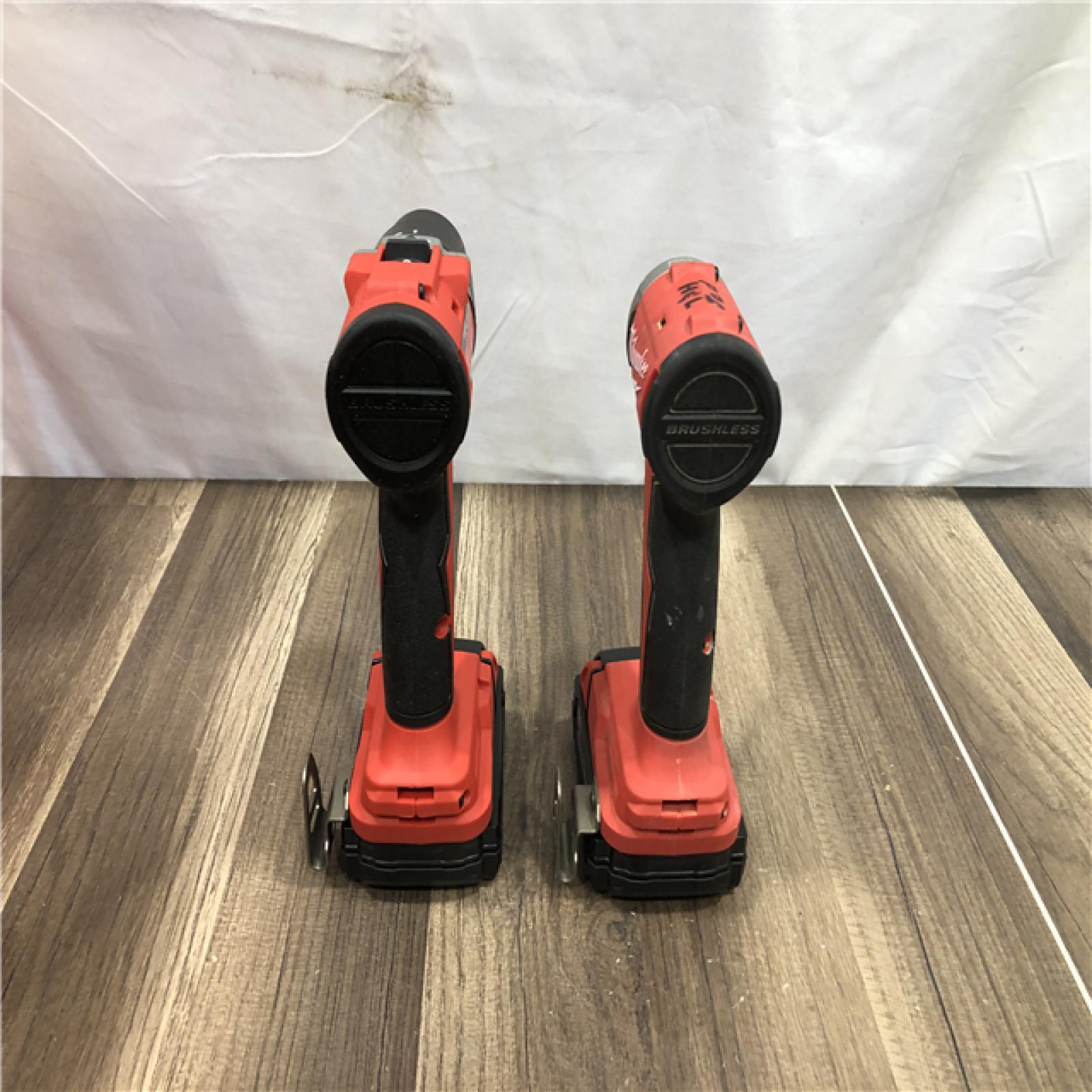 AS-IS Milwaukee 18V Lithium-Ion Brushless Cordless Compact Drill/Impact Combo Kit