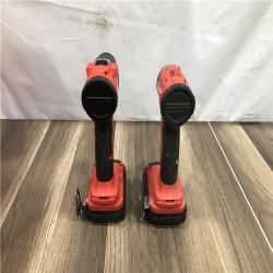 AS-IS Milwaukee 18V Lithium-Ion Brushless Cordless Compact Drill/Impact Combo Kit
