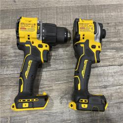 AS-IS DEWALT ATOMIC 20V MAX Lithium-Ion Cordless 2-Tool Combo Kit