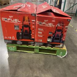 Dallas Location - As-Is 	Milwaukee 18 FUEL 21 Self-Propelled Dual Battery Mower Kit (Lot Of 2)