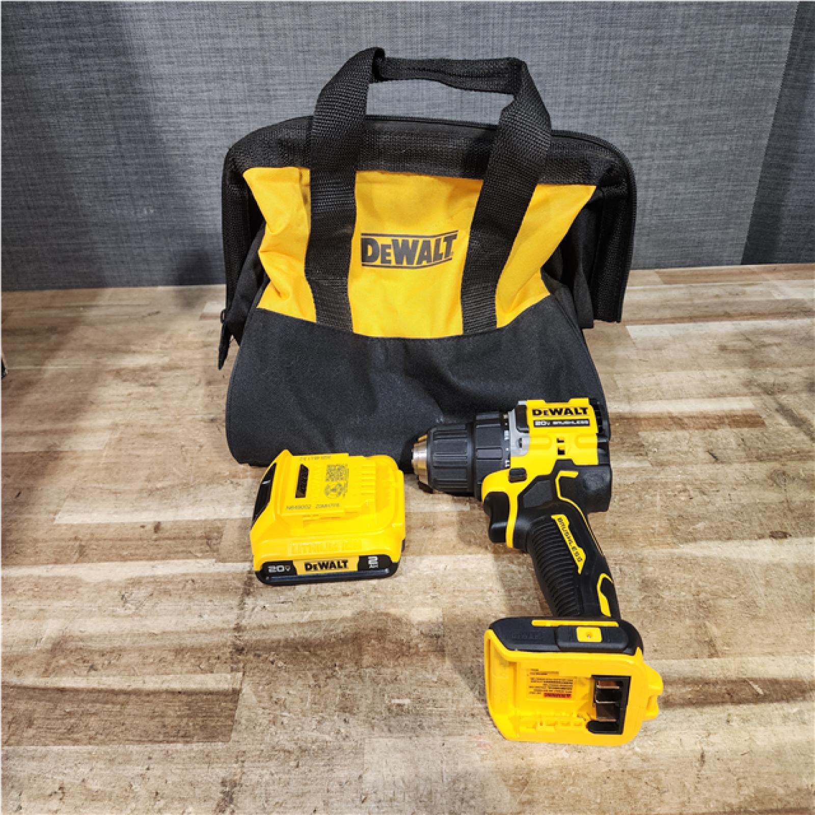 Houston Location AS-IS DeWalt ATOMIC Drill and Battery