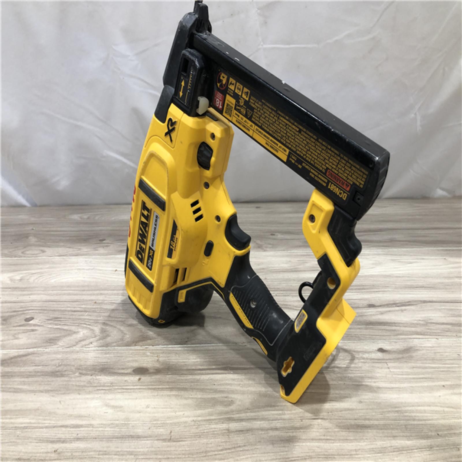 AS-IS DEWALT Cordless 18-Gauge Narrow Crown Stapler (Tool Only)
