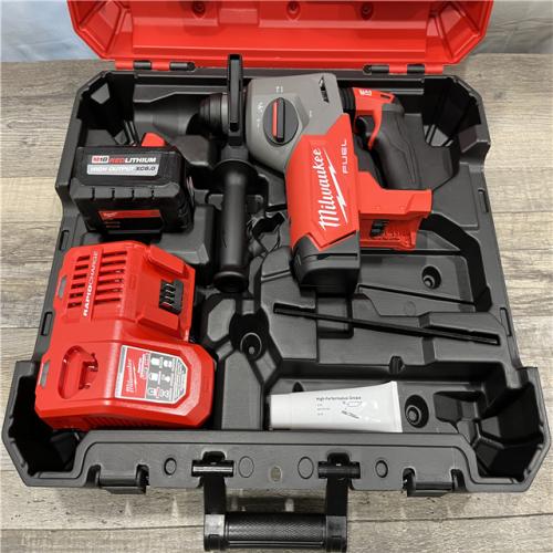 AS-IS Milwaukee FUEL 18V Lithium-Ion Brushless 1 in. Cordless SDS-Plus Rotary Hammer Kit