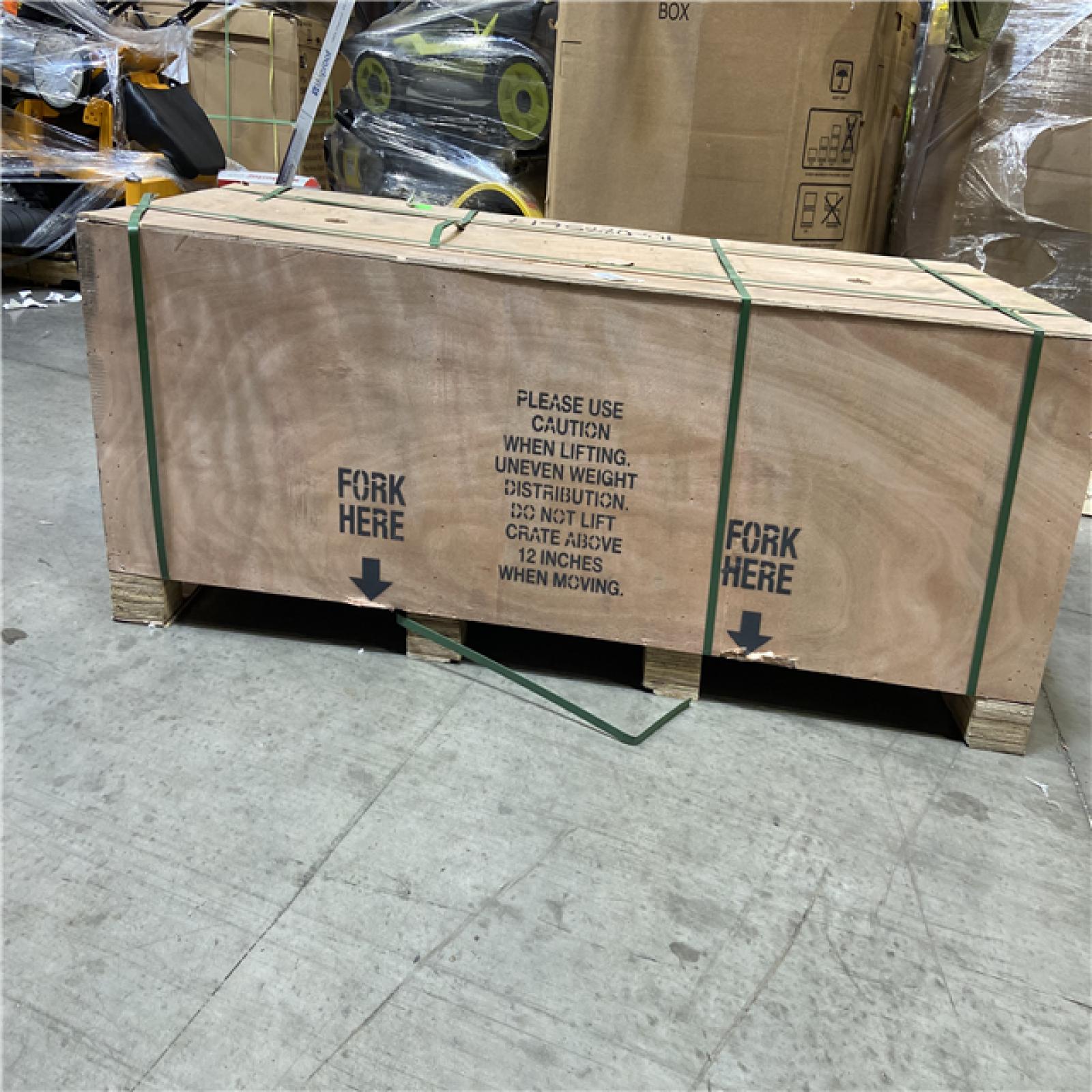 DALLAS LOCATION - Champion Power Equipment 37 Ton 338 cc Gas Powered Full Beam Log Splitter w/ Vertical/Horizontal Operation and Auto Return with Hydraulic Oil