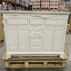 DALLAS LOCATION- HOME DECORATIONS COLLECTION Doveton 60in White- Bathroom Vanity