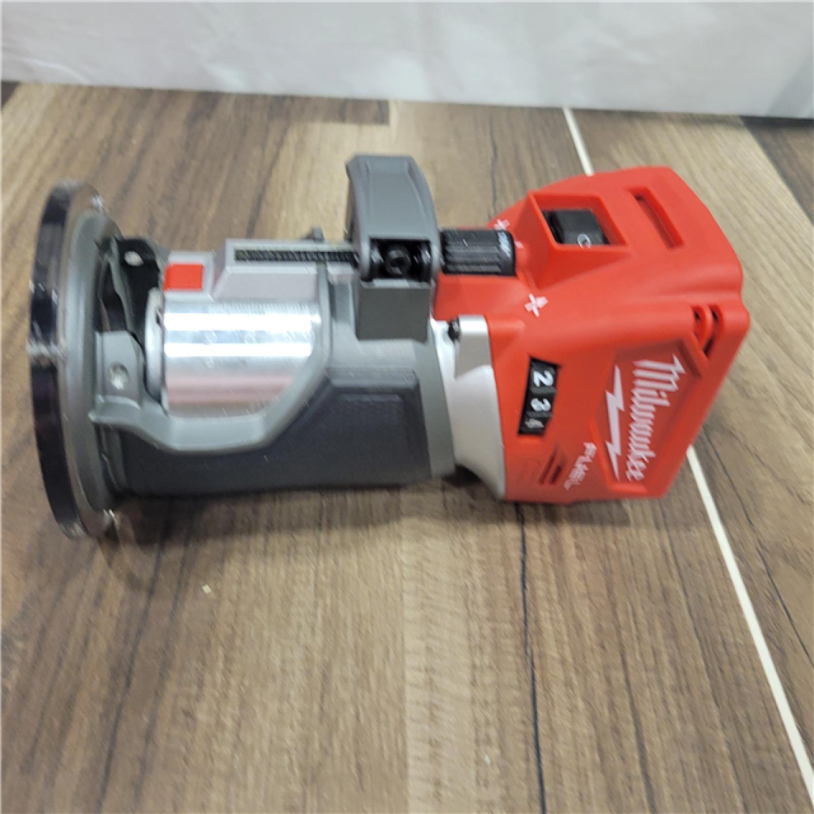 AS-IS Milwaukee 2723-20 M18 FUEL 18V Cordless Li-Ion Compact Router - Bare Tool