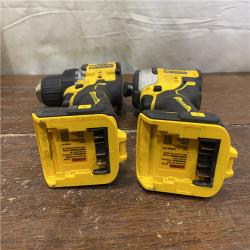 AS-IS DEWALT ATOMIC 20-Volt MAX Lithium-Ion Cordless Combo Kit (2-Tool) with (2) 2.0Ah Batteries, Charger and Bag