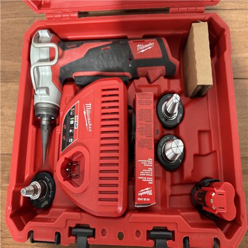 California AS-IS Milwaukee M12 Pex Expander Kit, includes (1) Battery, Charger & Hard Case