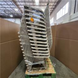 Phoenix AS-IS StyleWell 54 in. Putty Beige Plastic 2-Person Outdoor Adirondack Bench with Phone and Cup Holders Pallet (15 Chairs)