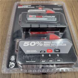 NEW! Milwaukee M18 18-Volt Lithium-Ion High Output 6.0Ah Battery Pack (2-Pack)