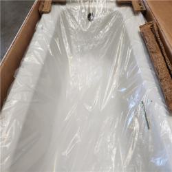 Phoenix NEW American Standard Cambridge 60 in. x 32 in. Soaking Bathtub with Left Hand Drain in White