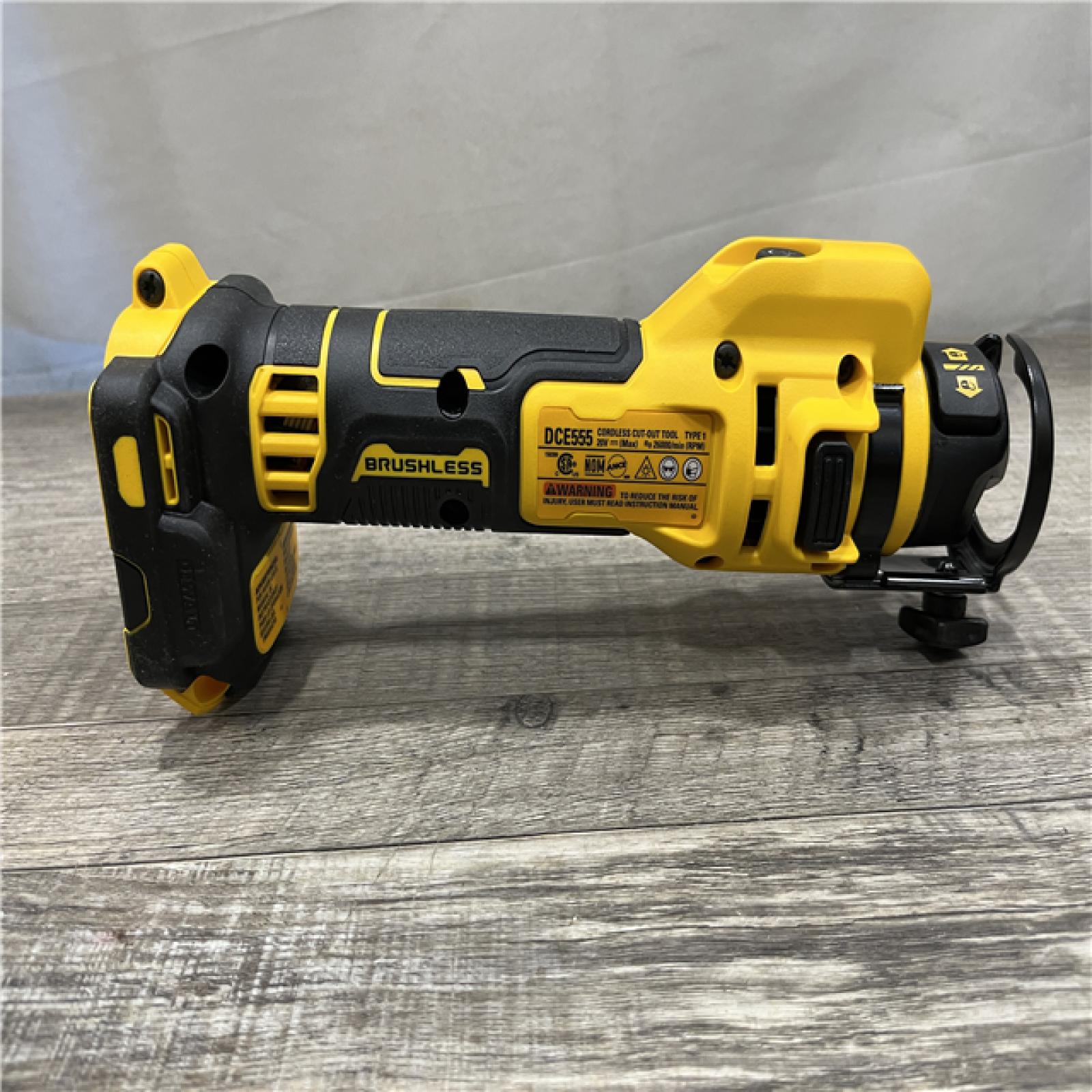 AS-IS DEWALT XR 20V Lithium-Ion Cordless Rotary Drywall Cut-Out Tool (Tool Only)