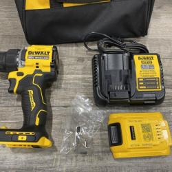 AS-IS DEWALT Atomic 20V Lithium-Ion Cordless Compact 1/2 in. Drill/Driver Kit