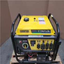CALIFORNIA AS-IS CHAMPION TRI FUEL PORTABLE GENERATOR