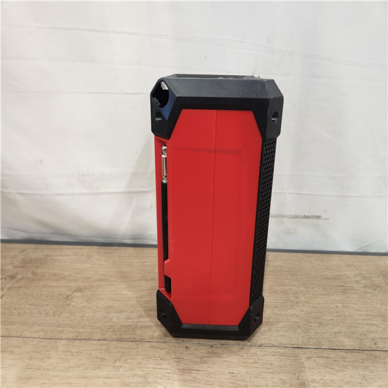 AS-IS- Milwaukee 12-Volt Lithium-Ion Cordless Bluetooth/AM/FM Jobsite Radio with Charger