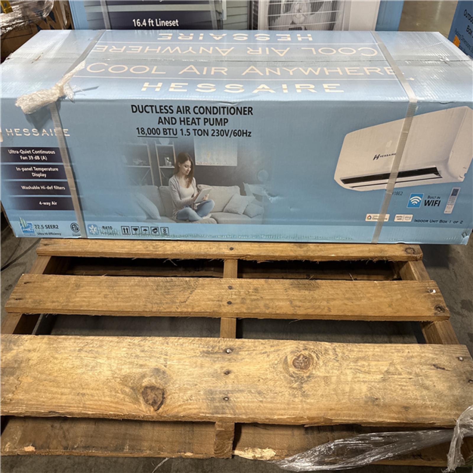 California AS-IS Hessaire Ductless Heat Pump & Air Conditioner