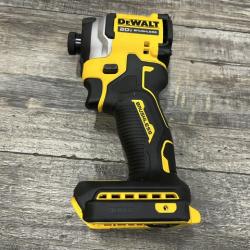 AS-IS DEWALT ATOMIC 20V MAX Lithium-Ion Cordless 1/4 in. Brushless Impact Driver Kit