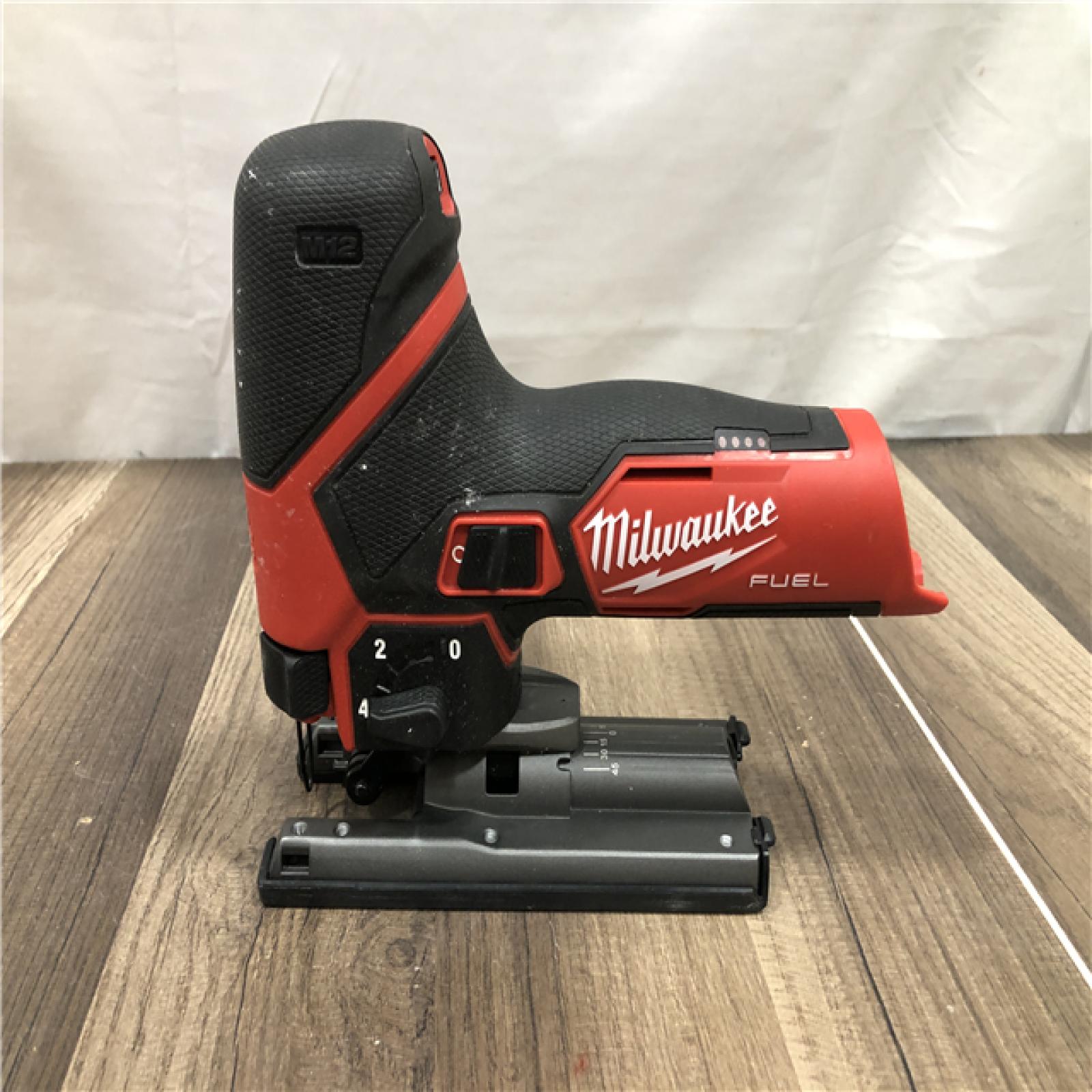 AS-IS Milwaukee M12 12V Fuel Lithium-Ion Cordless Jig Saw (Tool-Only)