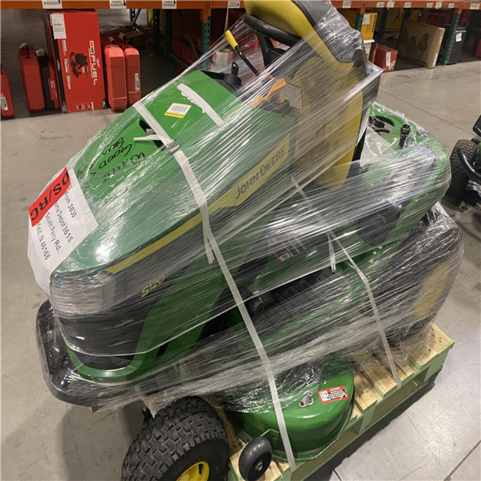 Dallas Location - As-Is John Deere S120 42 in. 22 HP V-Twin Gas Hydrostatic Riding Lawn Mower