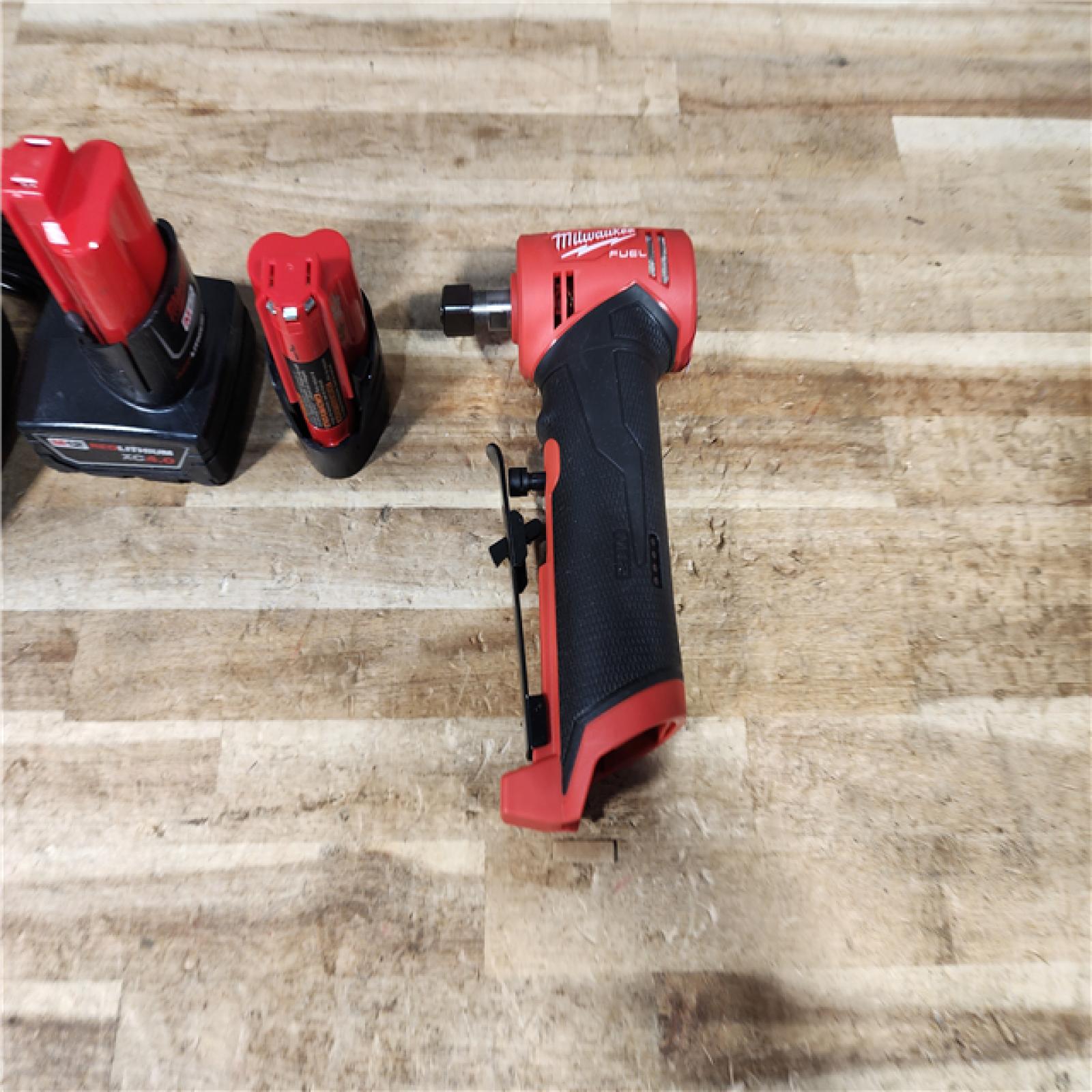 HOUSTON LOCATION - AS - IS Milwaukee FUEL 12V Lithium-Ion Brushless Cordless 1/4 in. Right Angle Die Grinder Kit