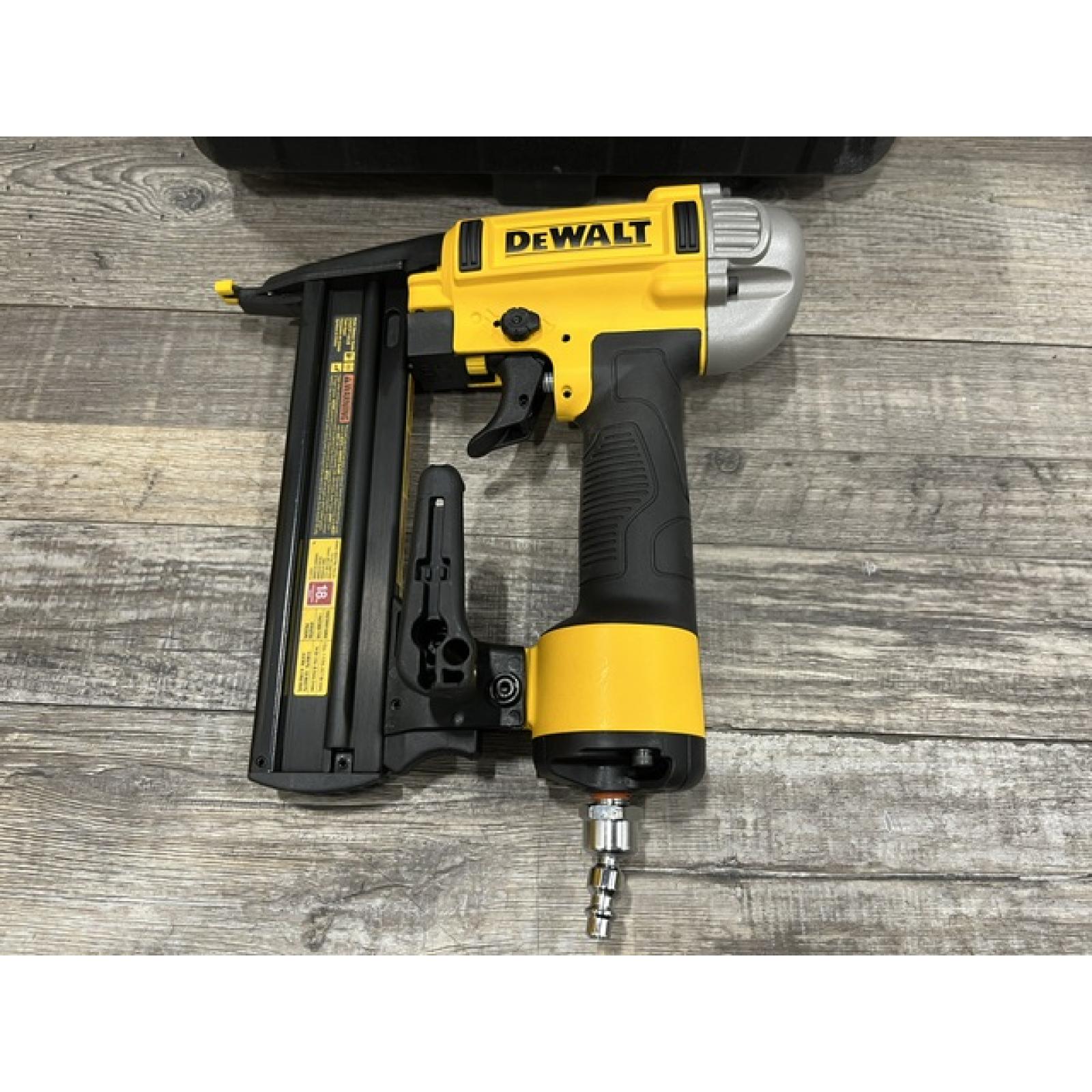 NEW - DEWALT Pneumatic 18-Gauge 1/4 in. Crown Corded Stapler