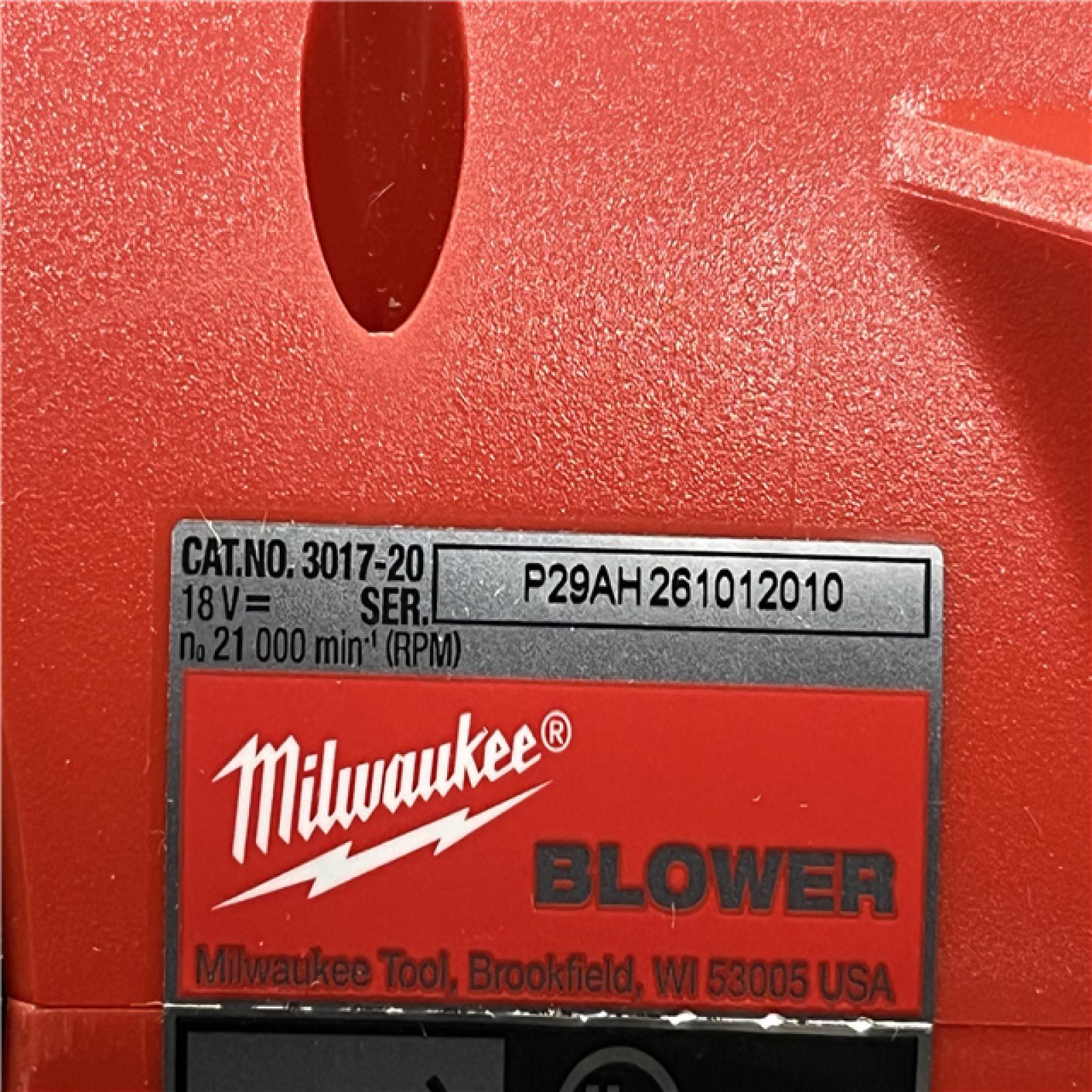 AS-IS Milwaukee FUEL 120 MPH 500 CFM 18V Lithium-Ion Brushless Cordless Handheld Blower (Tool-Only)