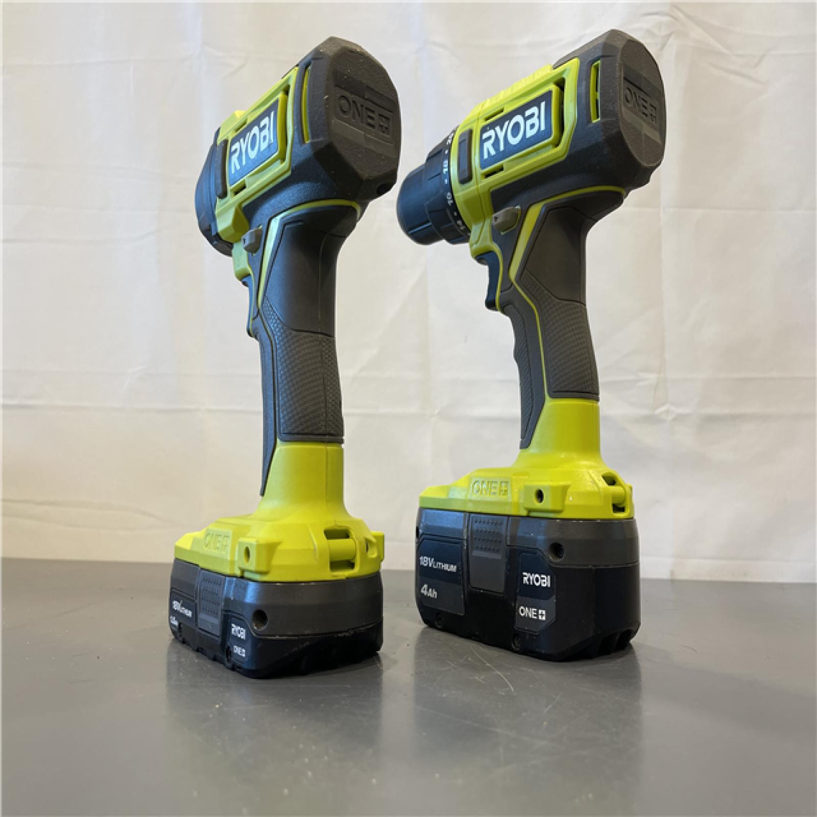 AS-IS - ONE+ 18V Cordless 6-Tool Combo Kit with 1.5 Ah Battery, 4.0 Ah Battery, and Charger