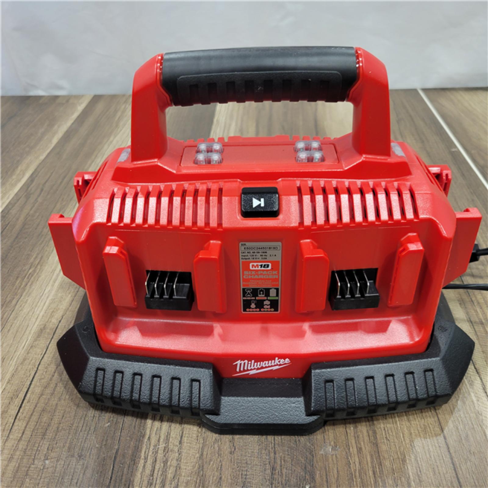 AS-IS Milwaukee 48-59-1806 M18 Six Pack Sequential Charger