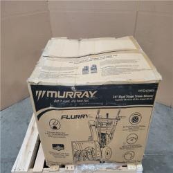 CALIFORNIA AS-IS NEW MURRAY 24 DUAL STAGE SNOW BLOWER