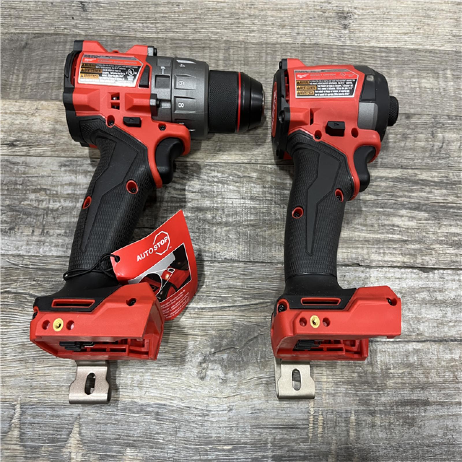 AS-IS Milwaukee FUEL 18V Lithium-Ion Brushless Cordless Hammer Drill and Impact Driver Combo Kit