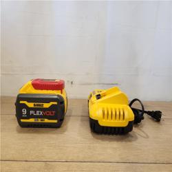 AS-IS- DEWALT 20V/60V MAX FLEXVOLT Lithium-Ion 9.0Ah Battery and Charger Starter Kit