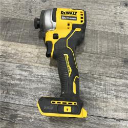 AS-IS DEWALT Atomic 20V Max Lithium-Ion Brushless Cordless Compact 1/4 in. Impact Driver Kit