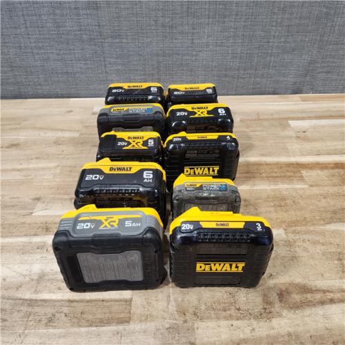 HOUSTON LOCATION - AS-IS DEWALT BATTERY PACK QTY - 10